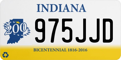 IN license plate 975JJD