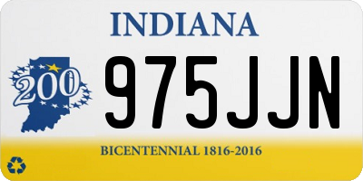 IN license plate 975JJN