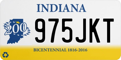 IN license plate 975JKT