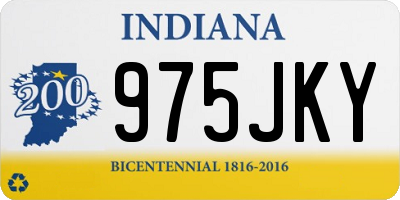 IN license plate 975JKY