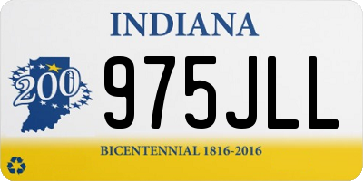 IN license plate 975JLL