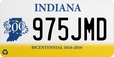 IN license plate 975JMD