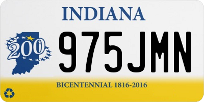 IN license plate 975JMN