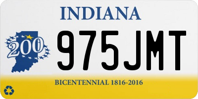 IN license plate 975JMT