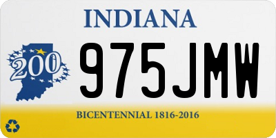IN license plate 975JMW