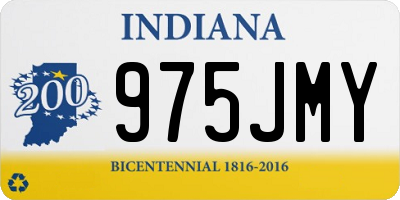 IN license plate 975JMY