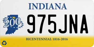 IN license plate 975JNA