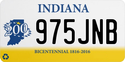 IN license plate 975JNB