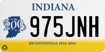 IN license plate 975JNH