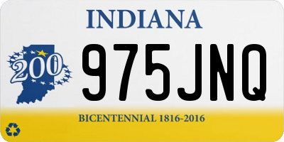 IN license plate 975JNQ