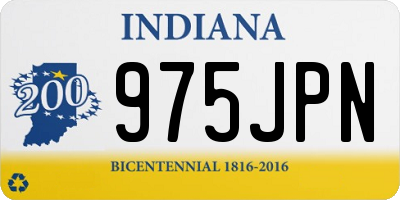 IN license plate 975JPN