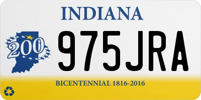 IN license plate 975JRA
