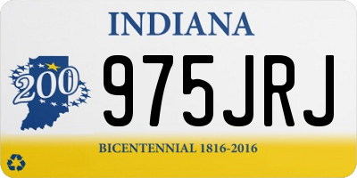 IN license plate 975JRJ