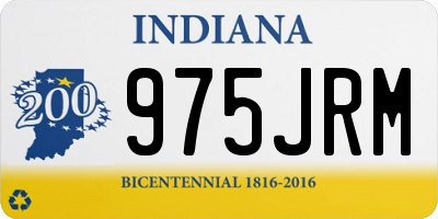 IN license plate 975JRM