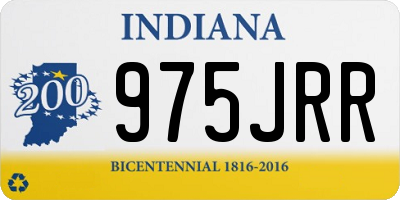 IN license plate 975JRR