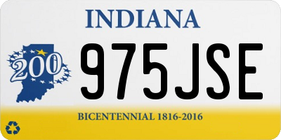 IN license plate 975JSE