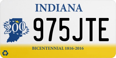 IN license plate 975JTE