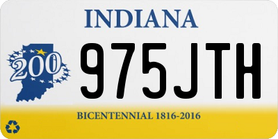 IN license plate 975JTH