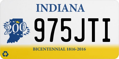 IN license plate 975JTI