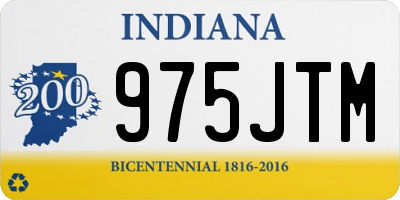IN license plate 975JTM