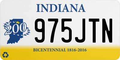 IN license plate 975JTN