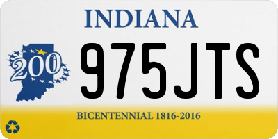 IN license plate 975JTS