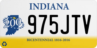 IN license plate 975JTV