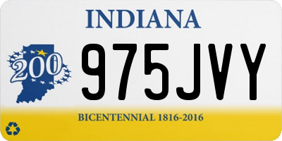 IN license plate 975JVY