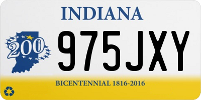 IN license plate 975JXY