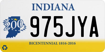 IN license plate 975JYA
