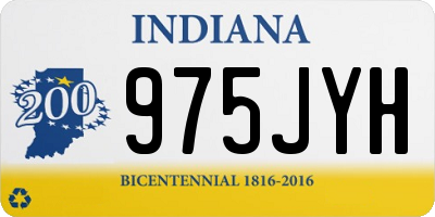 IN license plate 975JYH
