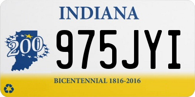 IN license plate 975JYI