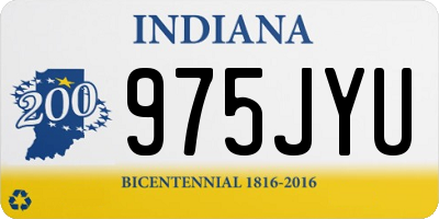 IN license plate 975JYU