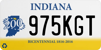 IN license plate 975KGT