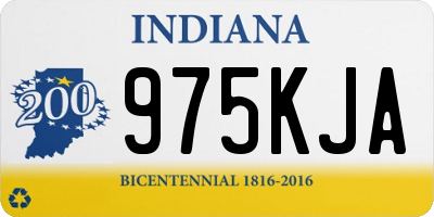 IN license plate 975KJA