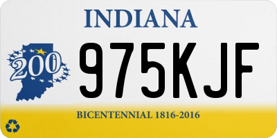 IN license plate 975KJF