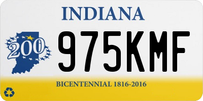 IN license plate 975KMF