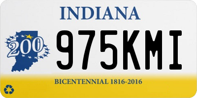 IN license plate 975KMI