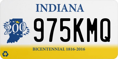 IN license plate 975KMQ