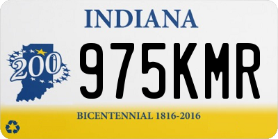 IN license plate 975KMR