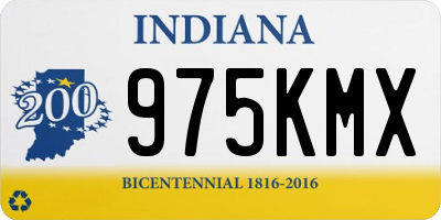 IN license plate 975KMX