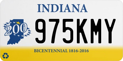IN license plate 975KMY