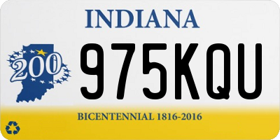 IN license plate 975KQU