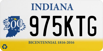 IN license plate 975KTG