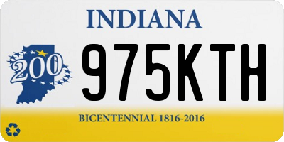 IN license plate 975KTH