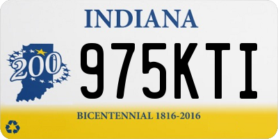 IN license plate 975KTI