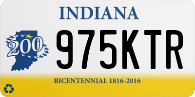 IN license plate 975KTR