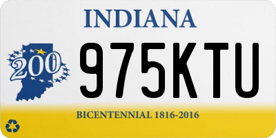 IN license plate 975KTU