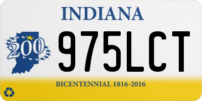 IN license plate 975LCT