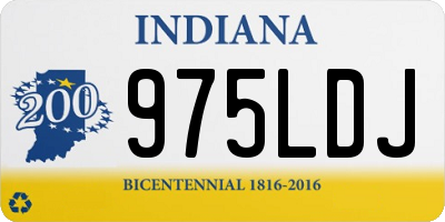 IN license plate 975LDJ